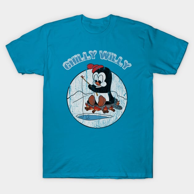 Distressed Chilly willy T-Shirt by OniSide